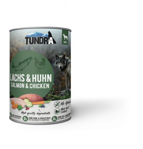 Tundra Dog Dose Lachs & Huhn 400g (Menge: 6 je Bestelleinheit)