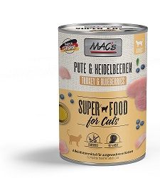 MACs Cat Pute, Rind & Heidelbeeren 400g (Menge: 6 je Bestelleinheit)