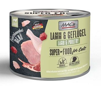 MACs Cat Feinschmecker Lamm & Geflügel 200g (Menge: 6 je Bestelleinheit)