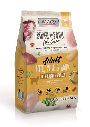 MACs Cat Adult Ente, Pute & Huhn 1,5kg