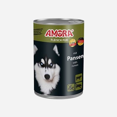 AMORA Dog Fleisch Pur Adult Pansen 400g (Menge: 6 je Bestelleinheit)