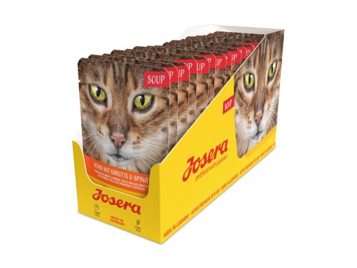 Josera Cat Soup Huhn mit Karotte & Spinat 70 g (Menge: 16 je Bestelleinheit)