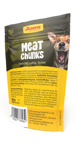 Josera Meat Chunks Turkey 70g (Menge: 8 je Bestelleinheit)