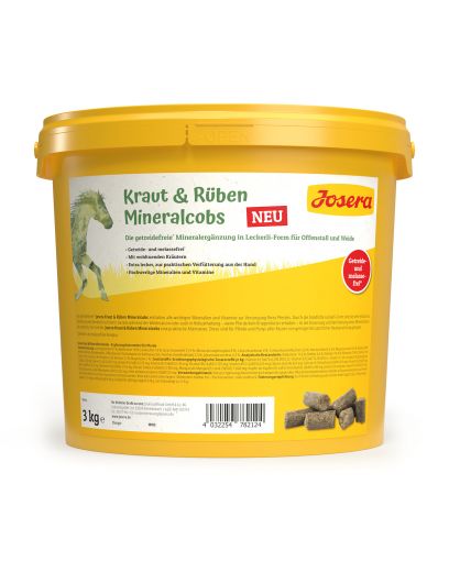 Josera Pferd Kraut & Rüben Mineralcobs 3 kg