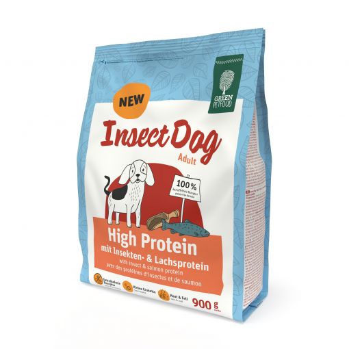 Green Petfood InsectDog High Protein 900g (Menge: 5 je Bestelleinheit)