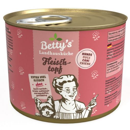 Bettys Landhausküche Hund Dose Fleischtopf 200 g (Menge: 6 je Bestelleinheit)