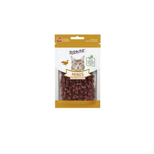 Dokas Cat Snack Minis Entenbrust & Lachs 30g (Menge: 10 je Bestelleinheit)