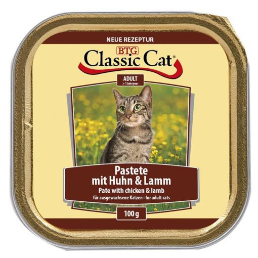 Classic Cat Schale Huhn & Lamm 100g (Menge: 32 je Bestelleinheit)