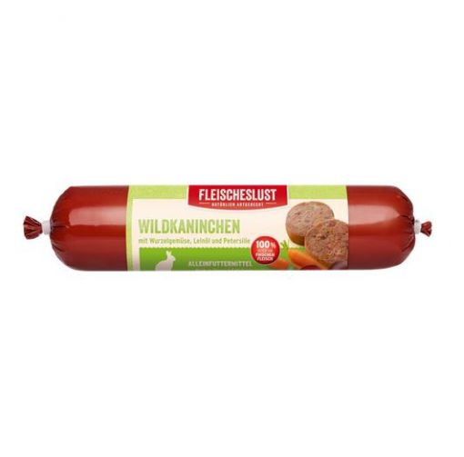 Fleischeslust Classic Wildkaninchen mit Wurzelgemüse, Leinöl & Petersilie 400g