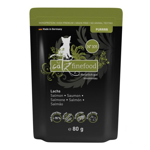 Catz finefood Purrrr No. 105 Lachs 80g (Menge: 16 je Bestelleinheit)