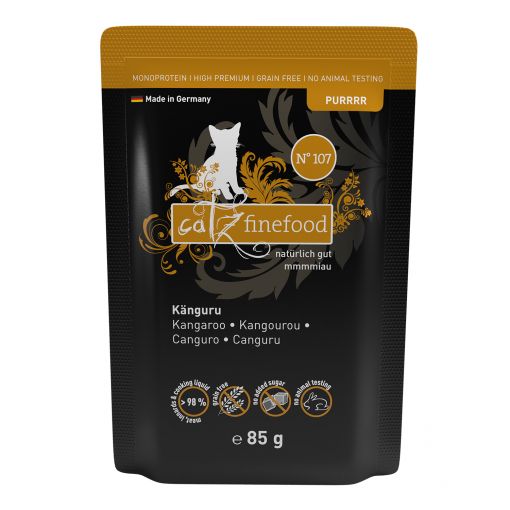 Catz finefood Purrrr No. 107 Känguru 85g (Menge: 16 je Bestelleinheit)