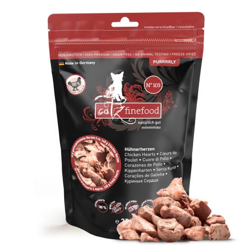 Catz finefood Purrrrly No. 103 Hühnerherzen 35g