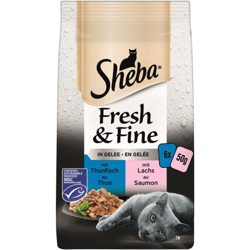 Sheba PB. MP. Fresh & Fine Thunfisch & Huhn 6x50g (Menge: 6 je Bestelleinheit)