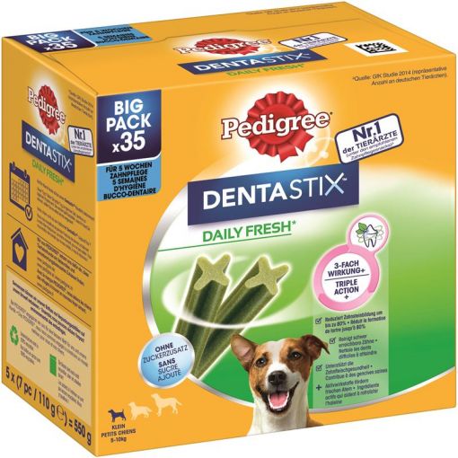 Pedigree Denta Stix Daily Fresh MP kleine Hunde 35 St. (Menge: 4 je Bestelleinheit)