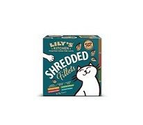 Lilys Kitchen Cat Shredded Fillets Tins Multipack 8x70g (Menge: 4 je Bestelleinheit)