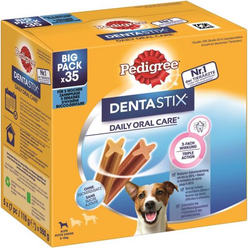 Pedigree Denta Stix Daily Care MP für kleine Hunde 35 Stück (Menge: 4 je Bestelleinheit)