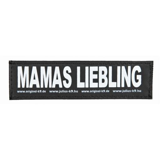 2 Julius-K9 Klettsticker MAMAS LIEBLING