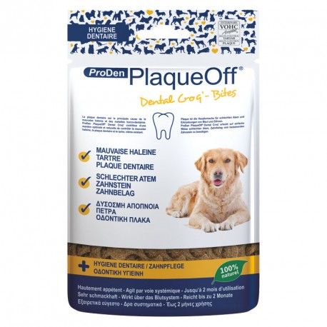 PlaqueOff Dental Croq Bites 150g