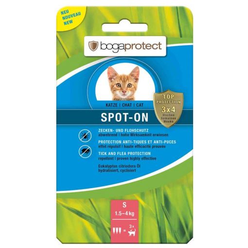 bogaprotect SPOT-ON Katze S 3 x 0.7 ml