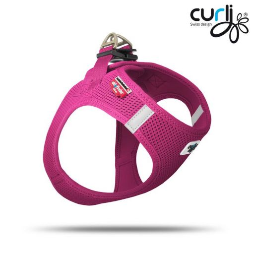 Curli Vest Geschirr Air-Mesh Fuchsia L