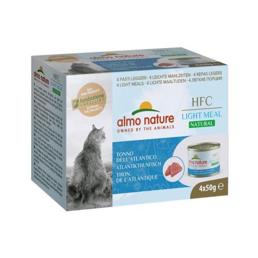 Almo Nature MP Adult Natural Light Meal Atlantikthunfisch 4x50g (Menge: 12 je Bestelleinheit)