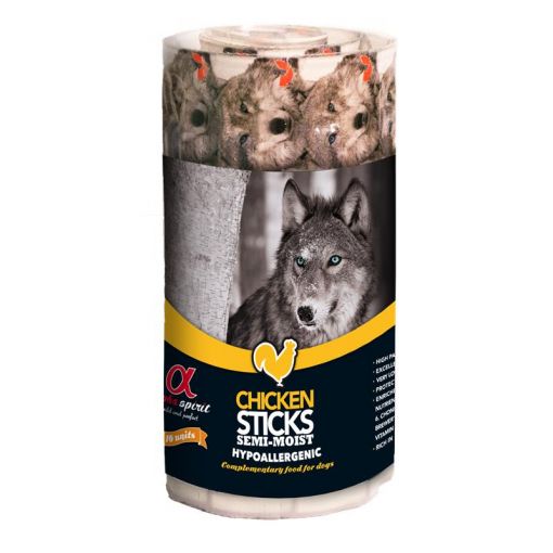 alpha spirit Dog Ristra Stick Huhn 16er Pack