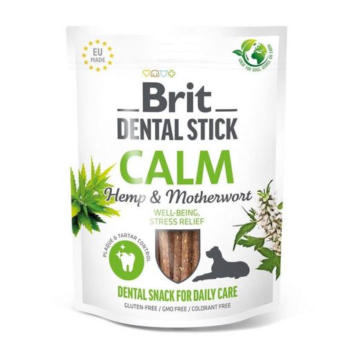 Brit Dog Snack Dental Stick Calm - Hemp & Motherwort 251g