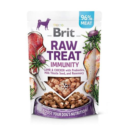 Brit Dog Snack Raw Treat Lamb & Chicken - Immunity 40g