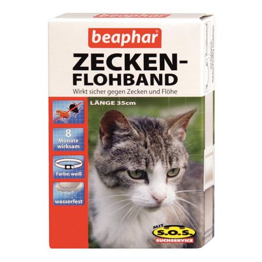 Beaphar Cat Zecken-Flohband*** recyclebar -35 cm-wei�