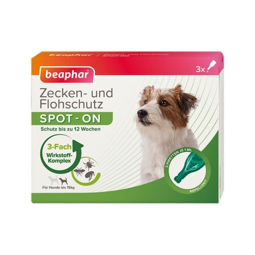 Beaphar Dog Spot On**  3x1 ml für kleine Hunde bis 15 kg