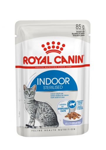 Royal Canin Feline Indoor in Gelee P.B. Multipack 12x85g