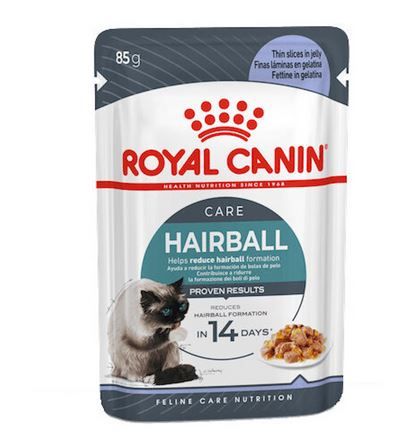 Royal Canin Feline Hairball Care in Gelee P.B. Multipack 12x85g