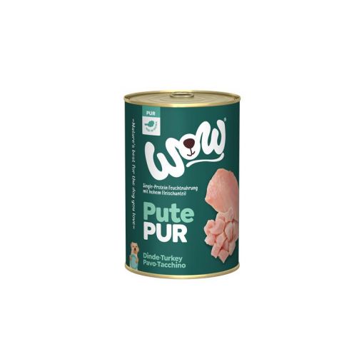 Wow Dog Dose Adult Pur Pute 400g (Menge: 6 je Bestelleinheit)