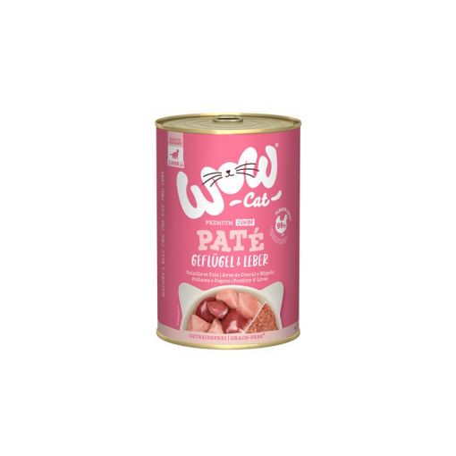 Wow Cat Dose Junior Geflügel & Leber 400g (Menge: 6 je Bestelleinheit)