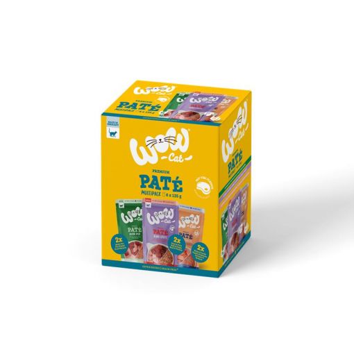 Wow Cat PB Adult Multipack 6x125g