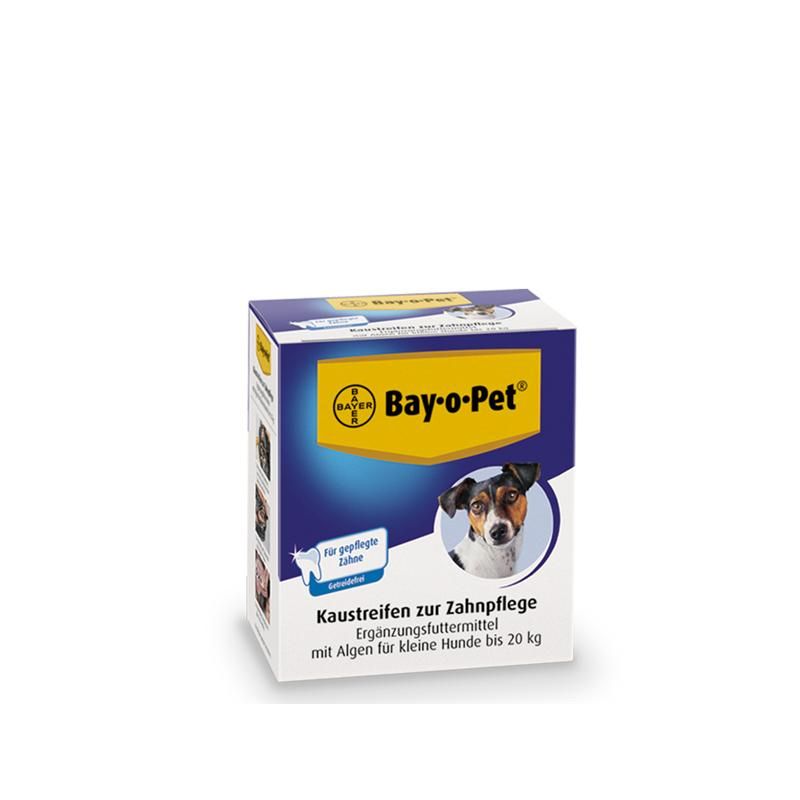 BayoPet Zahnpflege Kaustreifen mit Alge, kleiner Hund 140g